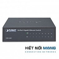 Thiết bị chuyển mạch Planet GSD-1603 16-Port 10/100/1000BASE-T Desktop Gigabit Ethernet Switch