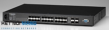 VolkTek MEN-6328D 24 SFP slot 10/100Base-FX+4 SFP slot Gigabit Managed